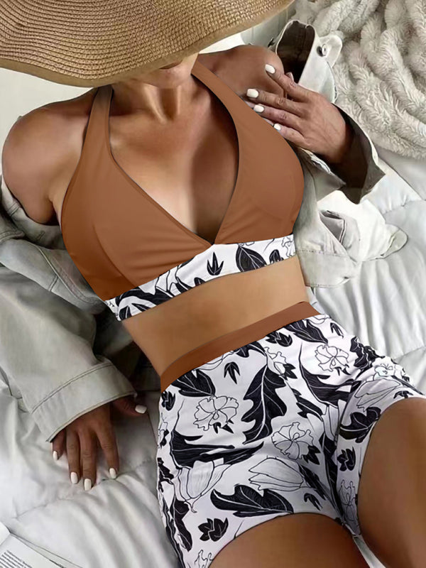 Alice's High-Waist Boxer Panel Bikini Blue Zone Planet