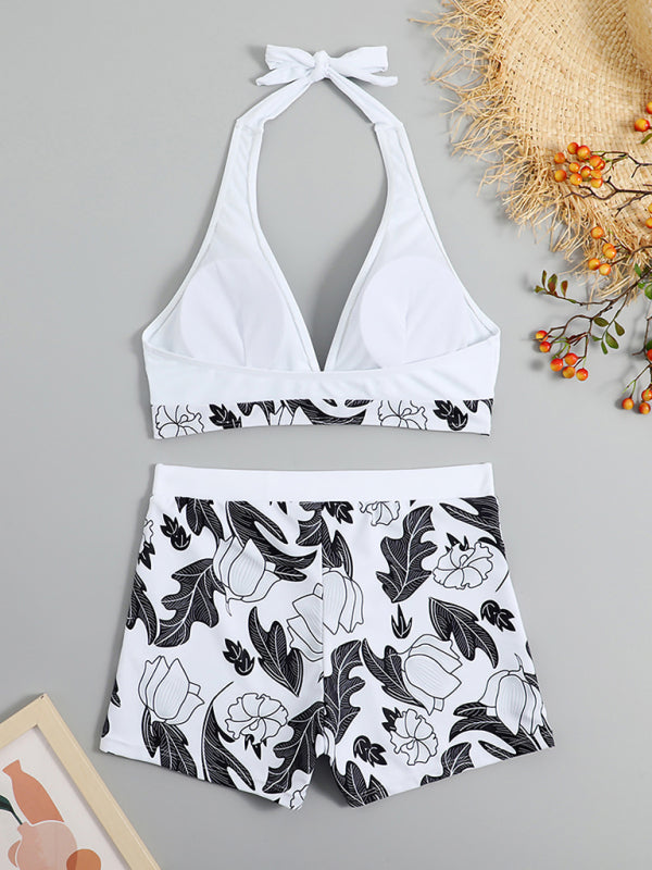 Alice's High-Waist Boxer Panel Bikini Blue Zone Planet
