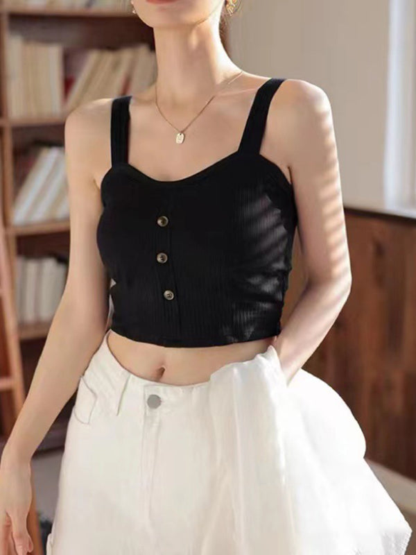 Sling outer wear small vest with chest pad beautiful back inner base kakaclo