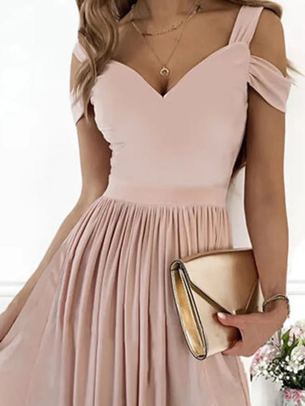 long dress printed V-neck sleeveless slit dress kakaclo