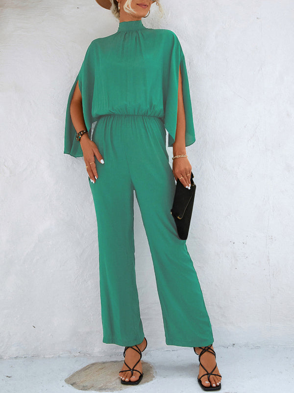 Fashion women's new stand collar jumpsuit kakaclo