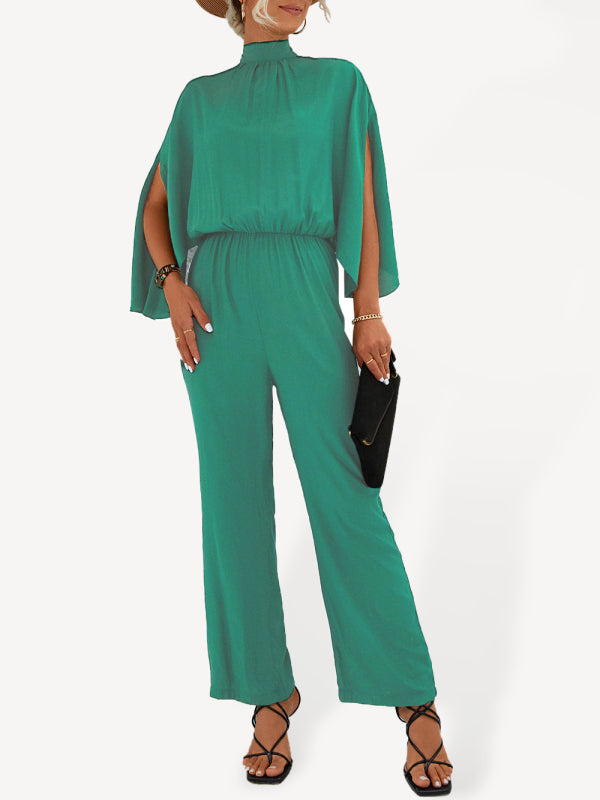 Fashion women's new stand collar jumpsuit kakaclo