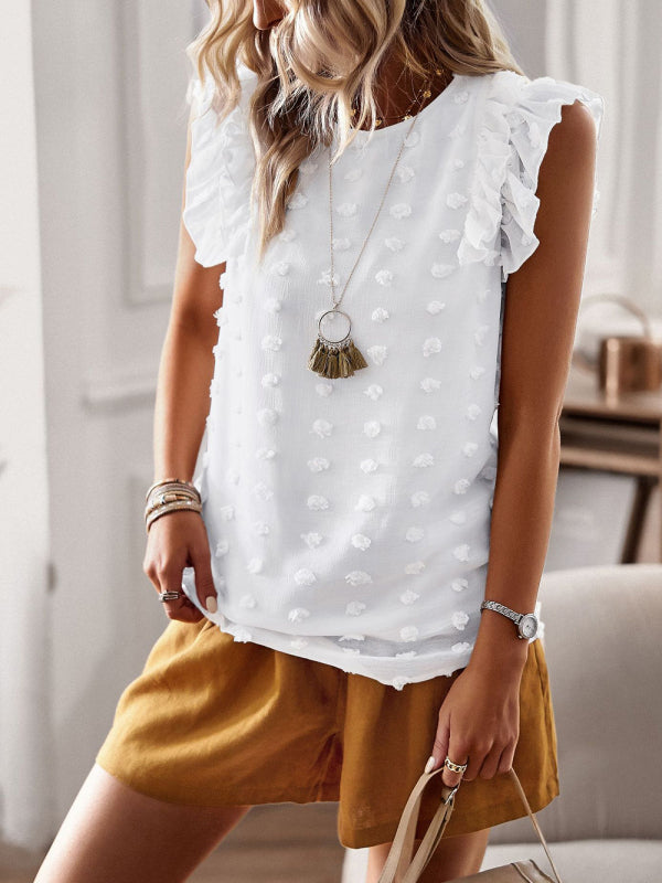 Falbala Shirt Fashionable Elegant Tops. kakaclo