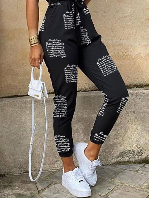 Lapel Buttoned Belt Cargo Jumpsuit BLUE ZONE PLANET