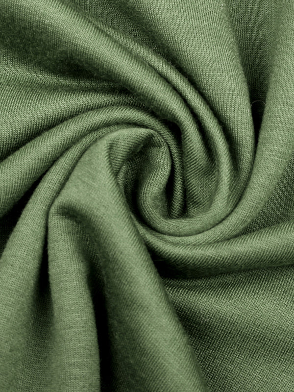 Knitted Round Neck Long Sleeve Slim Package Hip Skirt kakaclo