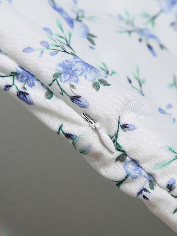European and American style new French design embroidery print dress kakaclo