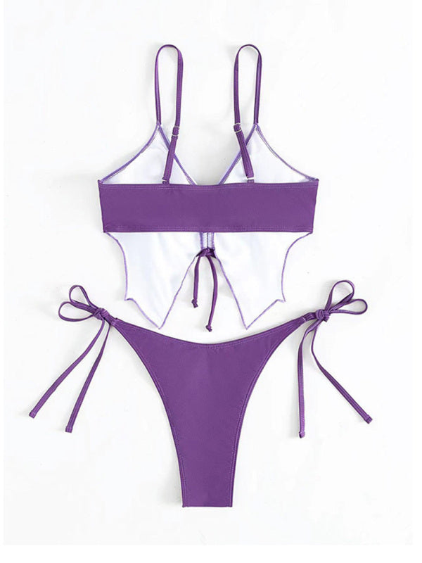 Butterfly Print Bikini Two-Piece Set BLUE ZONE PLANET