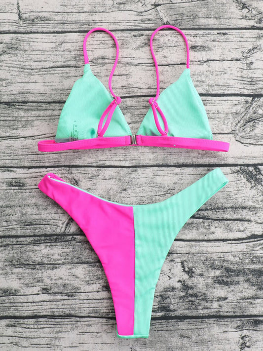 Chloe's Color Splash Bikini Set Blue Zone Planet