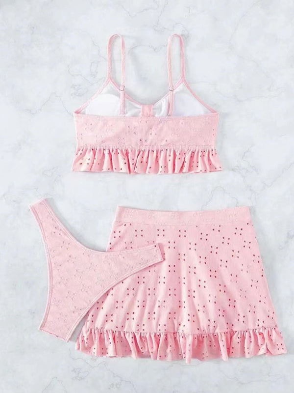 Blue Zone Planet |  two piece swimsuit package hip skirt three piece swimsuit flash BLUE ZONE PLANET