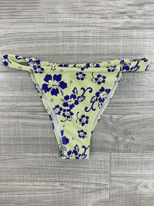 Blue Zone Planet |  New printed sexy strappy split swimsuit swimsuit bikini female bikini BLUE ZONE PLANET