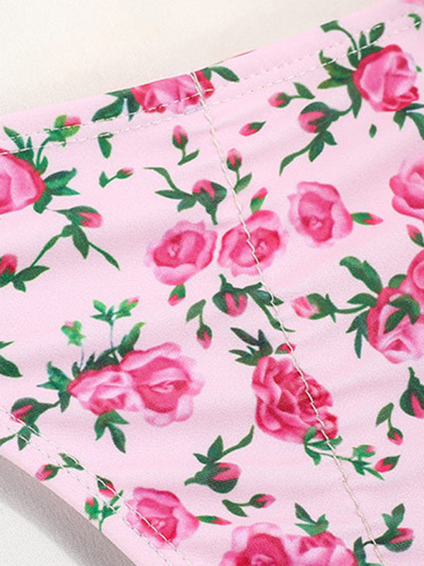 Blue Zone Planet |  Sexy small fresh printed strappy bikini new kakaclo