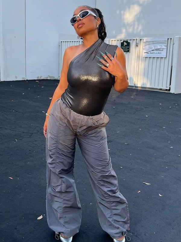 Blue Zone Planet |  slim sleeveless all-match jumpsuit for women BLUE ZONE PLANET