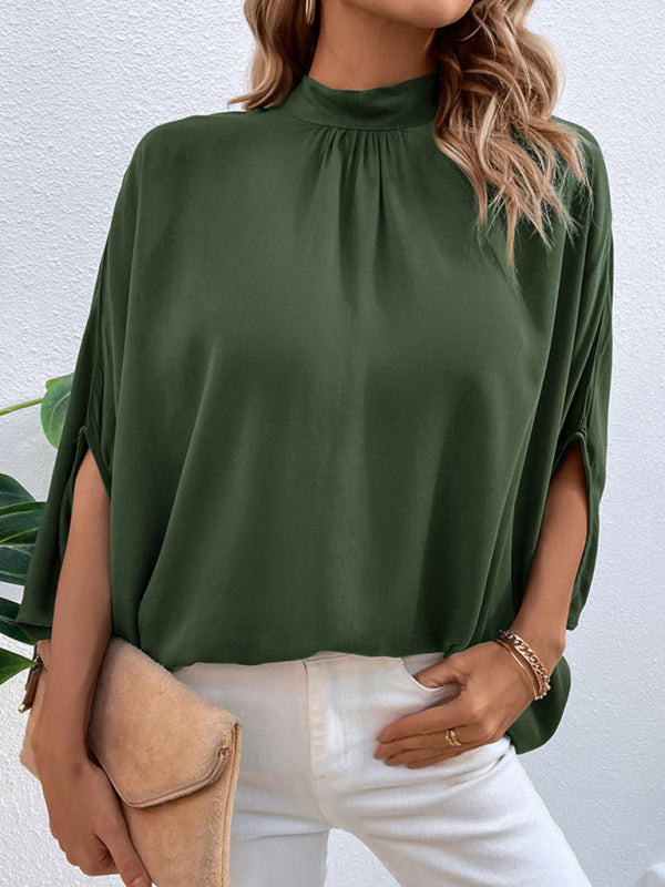 fashion solid color shirt kakaclo