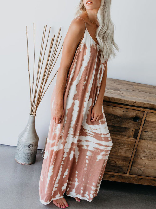 Blue Zone Planet |  Spaghetti straps wide-leg jumpsuit BLUE ZONE PLANET