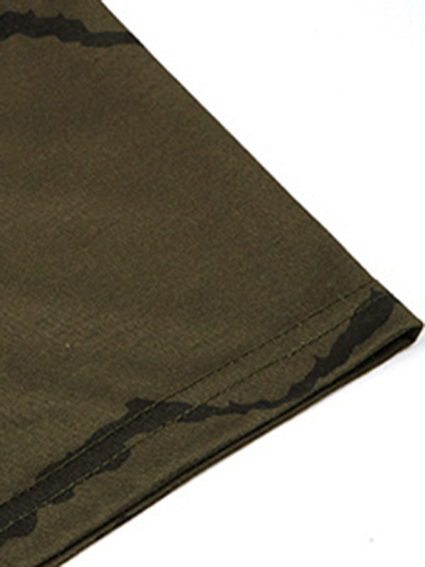 Blue Zone Planet |  Round Neck T-Shirt Positioning Flower Short Sleeve Ladies BLUE ZONE PLANET