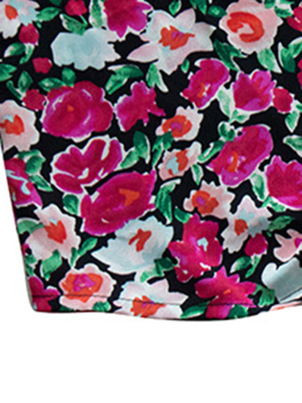Loose Top Sleeveless Floral Shirt BLUE ZONE PLANET