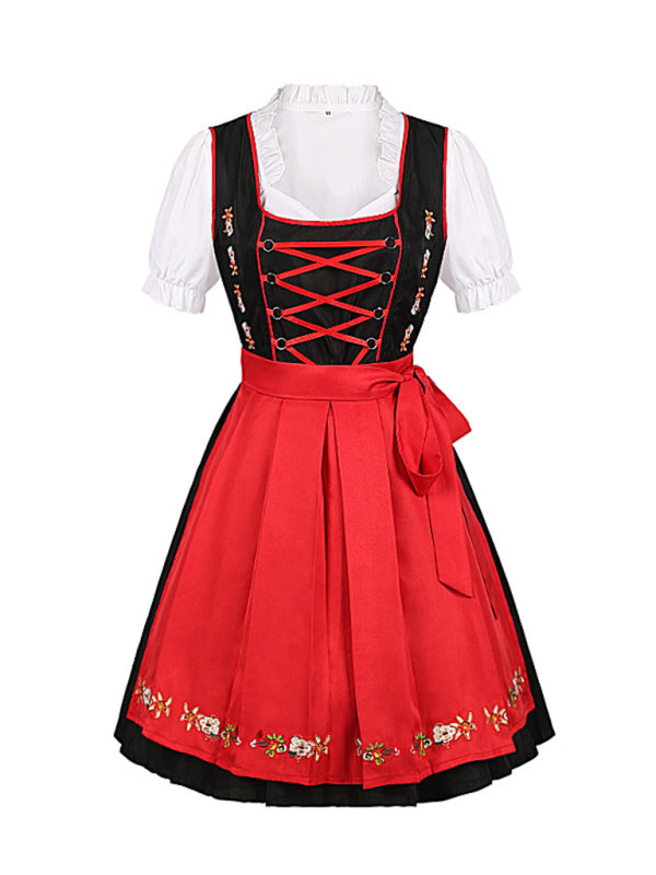 Blue Zone Planet |  Halloween carnival costume German Oktoberfest costume Bavarian women's costume kakaclo
