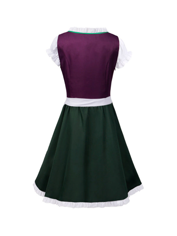 Blue Zone Planet |  Halloween carnival costume German Oktoberfest costume Bavarian women's costume kakaclo