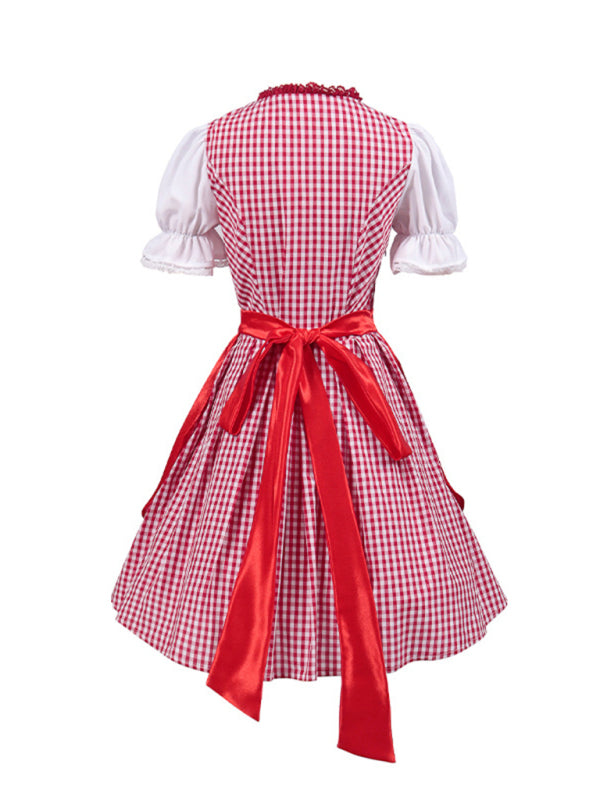 Blue Zone Planet |  Halloween carnival costume German Oktoberfest costume Bavarian women's costume kakaclo