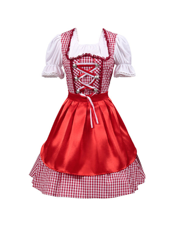 Blue Zone Planet |  Halloween carnival costume German Oktoberfest costume Bavarian women's costume kakaclo