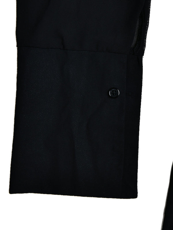 Blue Zone Planet |  Zoe's Chic Single-Breasted Lapel Mini Dress with Ruffle Hem BLUE ZONE PLANET
