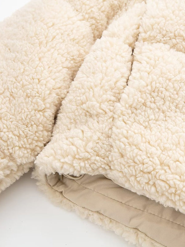 Fashion fleece grain fleece padded jacket jacket kakaclo