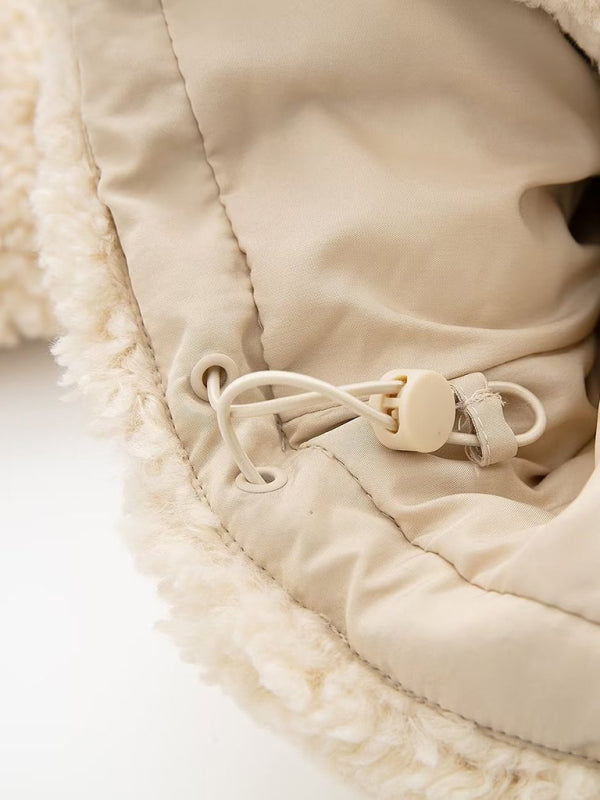 Fashion fleece grain fleece padded jacket jacket kakaclo