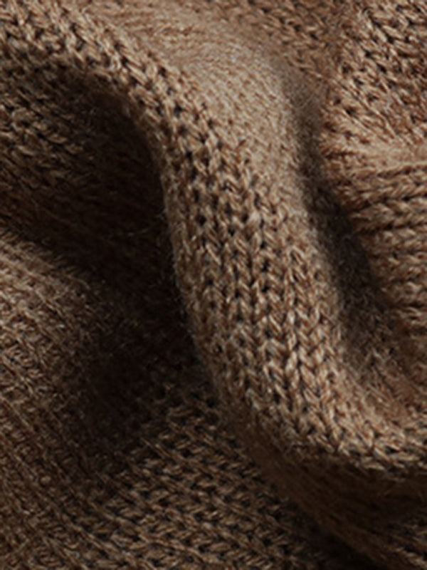 solid color turtleneck sweater dress kakaclo