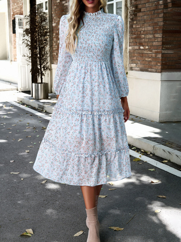 holiday floral earring dress kakaclo
