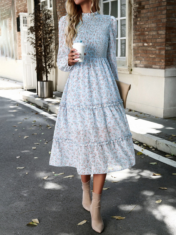 holiday floral earring dress kakaclo