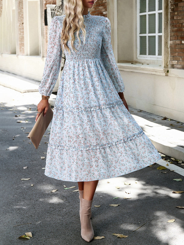 holiday floral earring dress kakaclo