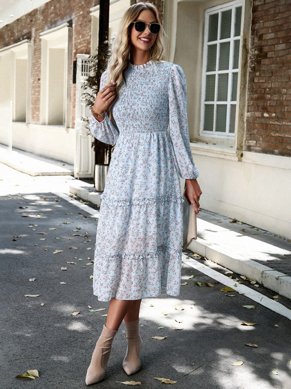 holiday floral earring dress kakaclo