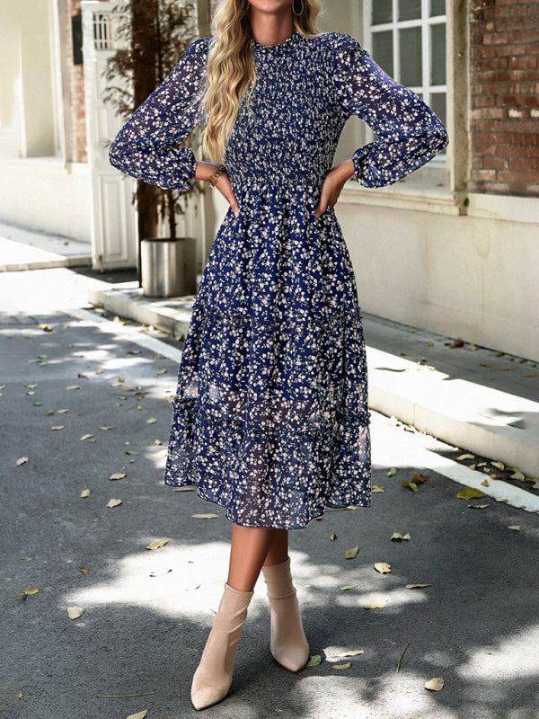 holiday floral earring dress kakaclo