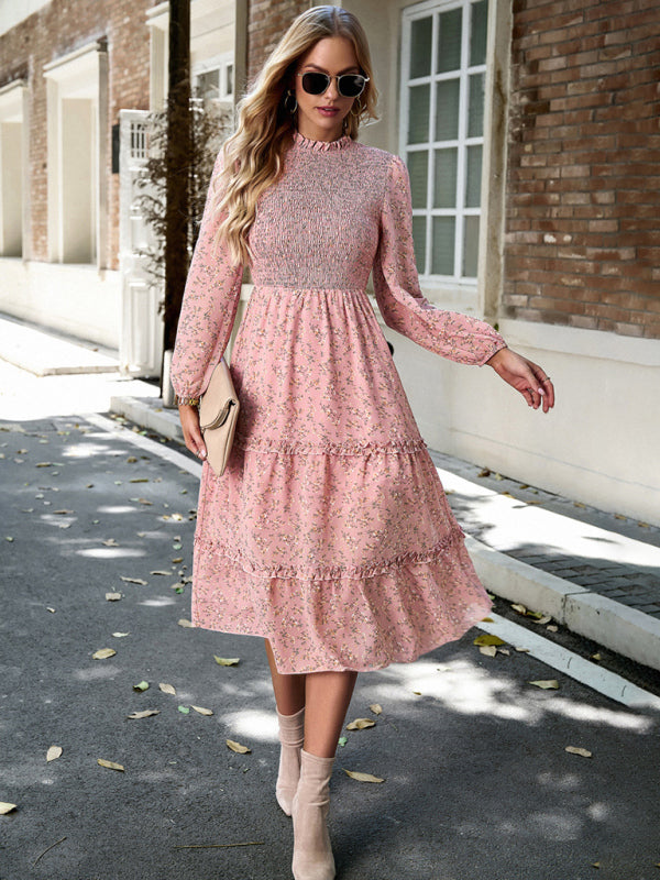holiday floral earring dress kakaclo