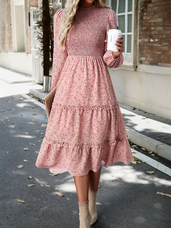 holiday floral earring dress kakaclo