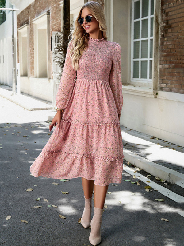 holiday floral earring dress kakaclo