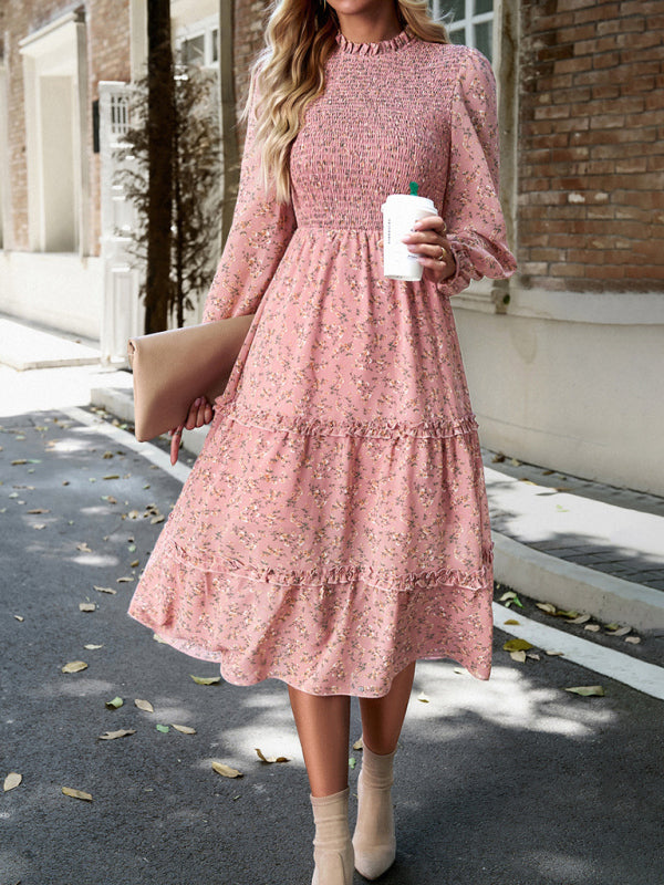 holiday floral earring dress kakaclo