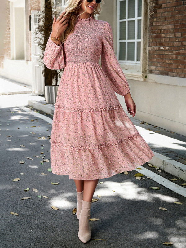 holiday floral earring dress kakaclo