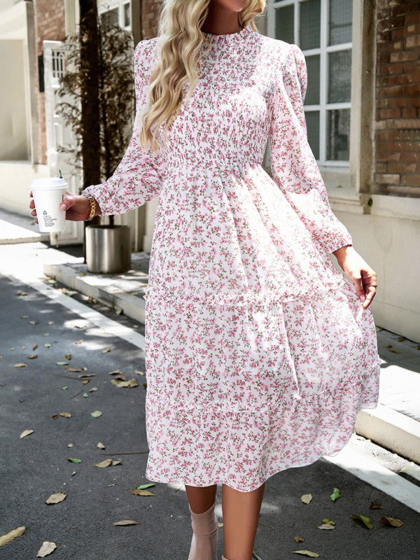 holiday floral earring dress kakaclo