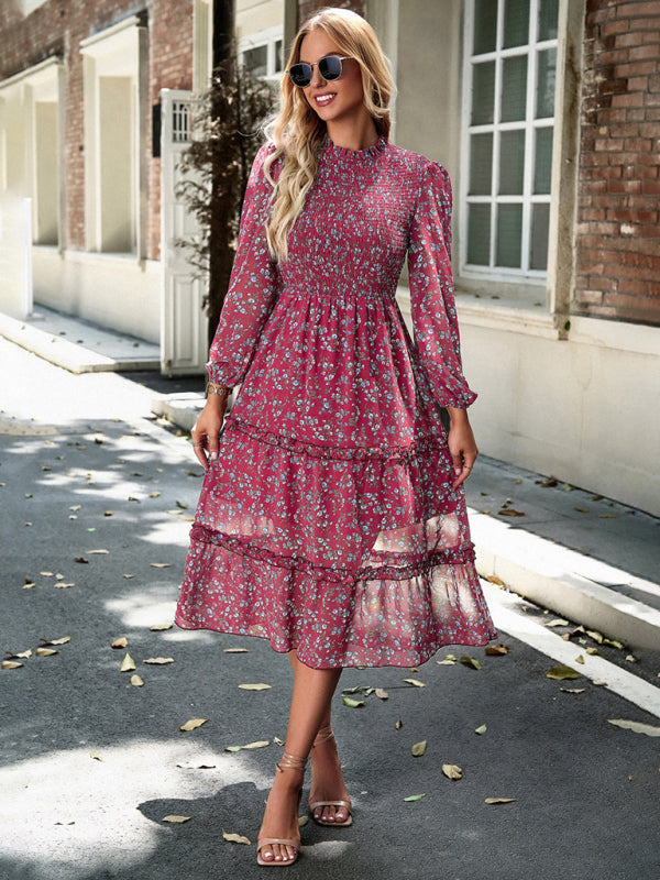holiday floral earring dress kakaclo