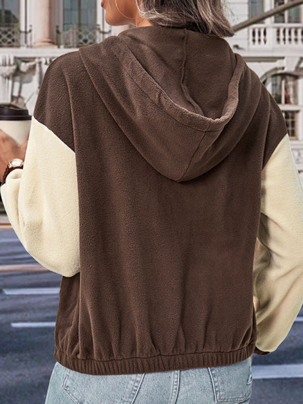 autumn and winter style polar fleece zipper cardigan jacket kakaclo