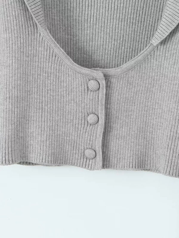 Lapel Long-sleeved Jacket + Color Matching Spaghetti Straps + Pleated Skirt kakaclo