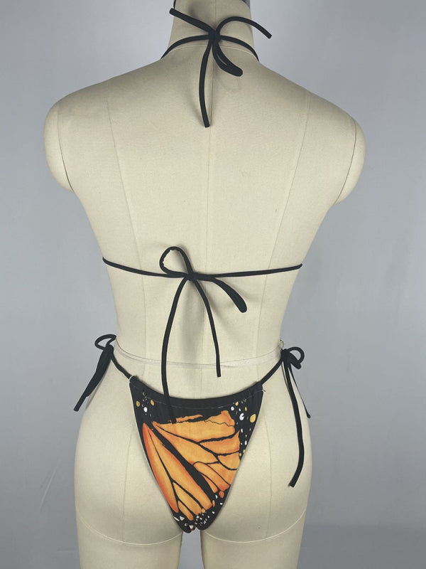 Blue Zone Planet |  Women's two-piece sexy strappy bikini swimsuit kakaclo