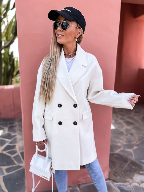 Blue Zone Planet | Autumn and winter jacket with suit collar BLUE ZONE PLANET
