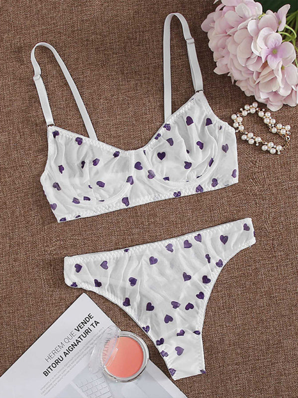 love mesh underwear set kakaclo