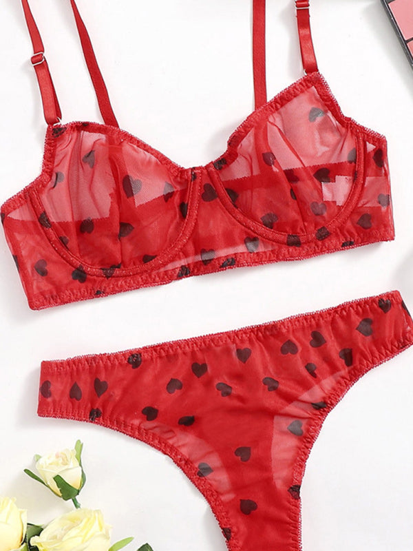 love mesh underwear set kakaclo