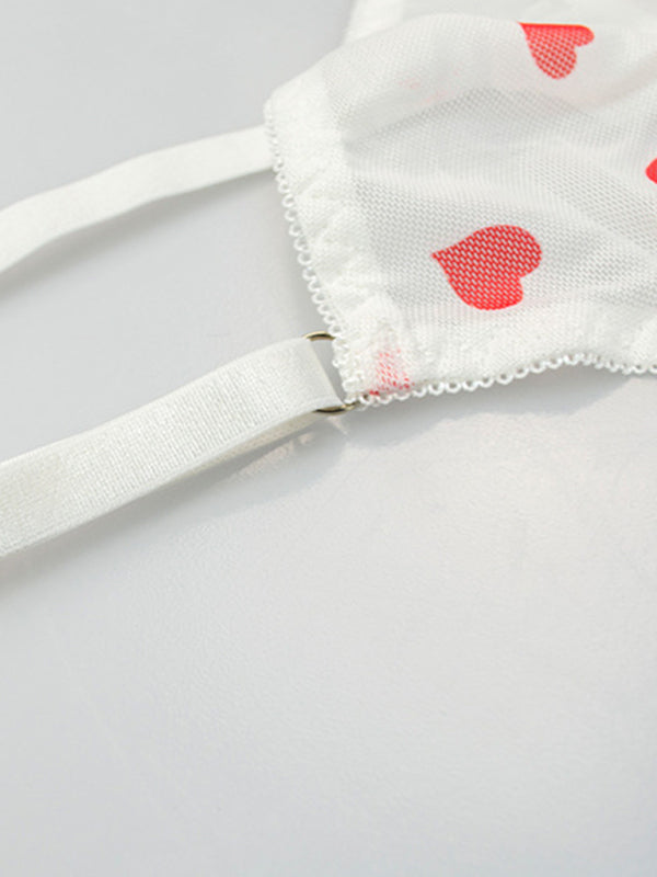 love mesh underwear set kakaclo