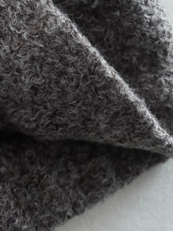 Loose jacket street Y2K stand collar concealed button jacket BLUE ZONE PLANET