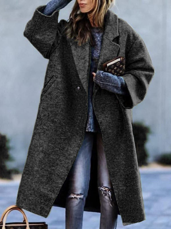 Blue Zone Planet | Ava's beltless lapel loose jacket BLUE ZONE PLANET