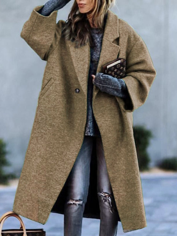 Blue Zone Planet | Ava's beltless lapel loose jacket BLUE ZONE PLANET